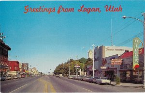 Main Street Logan Utah Edwards Furniture Hardware Store Dicks & Standard Gas