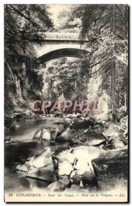 Postcard Gerardmer Old Bridge Tanks Skipping on vologne