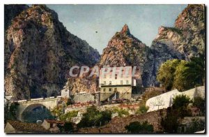 Menton - Le Pont Saint Louis - Old Postcard