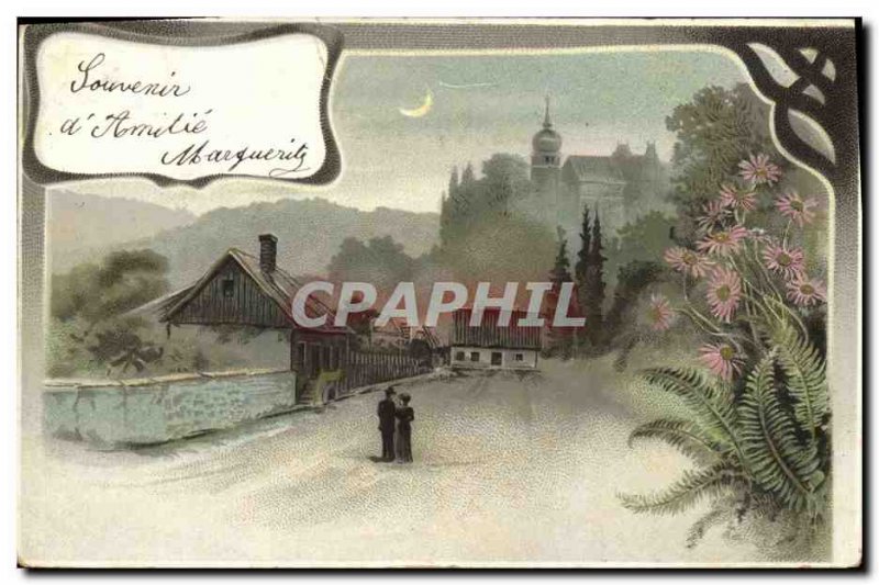 Old Postcard Fantasy Village