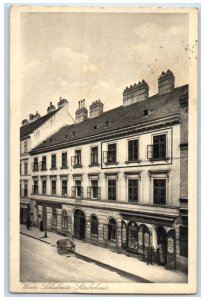 193 Schuberts - Sterbehaus Vienna Austria Building Entrance Postcard