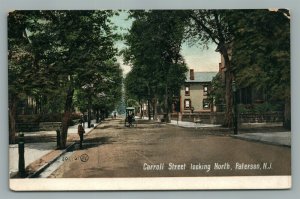 PATERSON NJ CARROLL STREET ANTIQUE POSTCARD