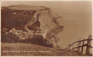 uk30282 eclesbourne cliff hastings real photo uk