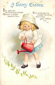 Ellen H Clapsaddle, Easter Greetings Holiday Postcard