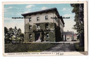 Frederic Thomas Memorial Hospital, Canandaigua NY