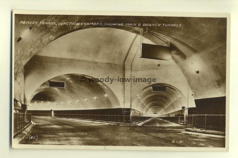 tp7510 - Lancashire - Junction Chamber inside Mersey Tunnel, Liverpool- postcard 