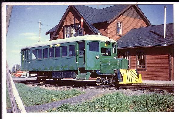 Winnipeg Hydro's Railway Bus, Pointe du Bois Manitoba,