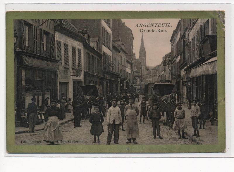 ARGENTEUIL : grande-rue - etat