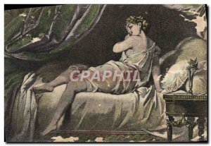 Postcard Old Woman Nude Erotic