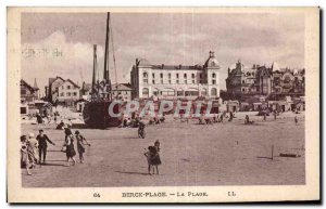Old Postcard-BERCK BEACH - BEACH Boat