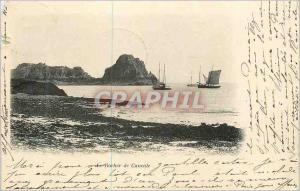 Old Postcard Pornichet Loire The Rock of Cancale (map 1900)