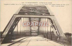 Old Postcard La Roche Bernard Arch Bridge articulates