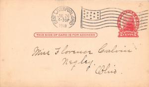 E73/ Lisbon Columbiana County Ohio Postcard 1918 Willow Grove Park Reunion