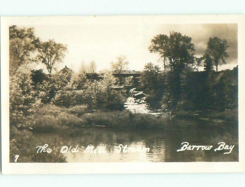 Pre-1949 rppc NICE VIEW Barrow Bay At Lion'S Head - Near Owen Sound ON W1070