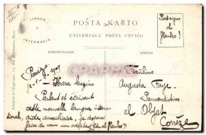 Old Postcard Esperanto Mondo Dankema