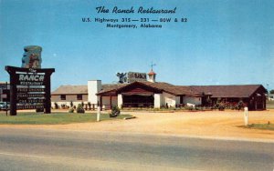 Postcard The Ranch Restaurant in Montgomery, Alabama~128961
