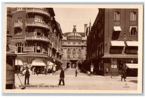 Copenhagen Denmark Postcard The New Theatre c1940's Vintage RPPC Photo