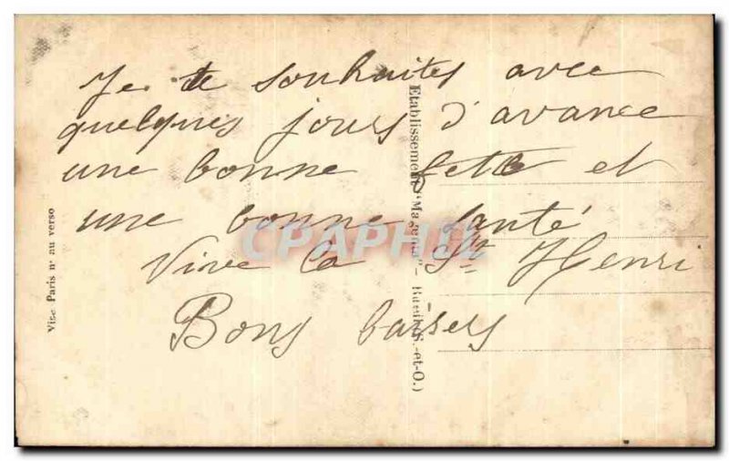 Postcard Fancy Old Man