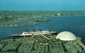 Vintage Postcard Mitock Impressions Queen City of Pacific Coast LA California