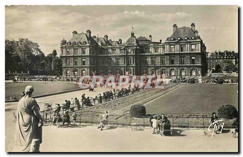 CARTE Postale Old Paris and Wonderland Garden and Palace of Luxembourg 1615 1620