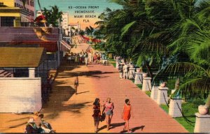 Florida Miami Beach Ocean Front Promenade