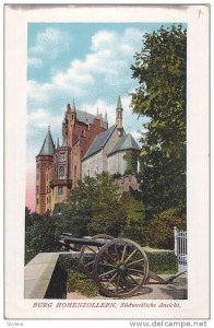 BURG HOHENZOLLERN, Sudwestliche Ansicht, Cannon, Stuttgart, Baden-Wurttemberg...