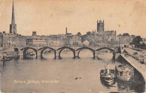 uk2689 severn bridge worcester  real photo uk