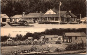 Multi Views of Castner Camps, Cabins, Intervale NH Vintage Postcard X46