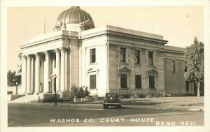 Automobile Washoe Court House Reno Nevada RPPC Photo Postcard 21-209