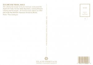 Sugarcane Train , Maui 