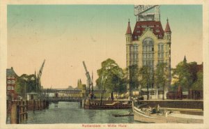 Netherlands Rotterdam Witte Huis Vintage Postcard 07.78