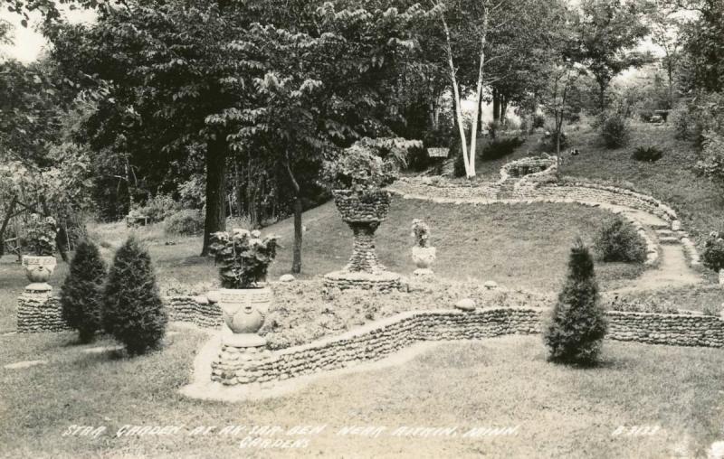 MN - Aitkin. Ak-Sar-Ben Gardens     *RPPC