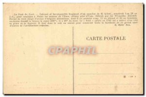 Old Postcard The Pont du Gard