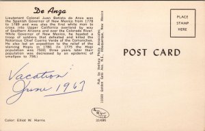 De Anza Motor Lodge Albuquerque NM Postcard PC418