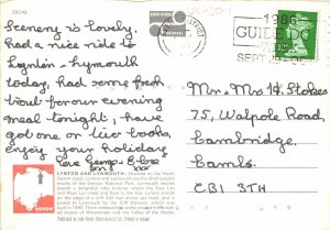 uk45041 the harbour lynmouth devon  uk