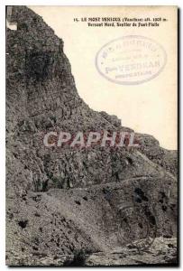 Old Postcard Mont Ventoux Vaucluse North Slope Trail Font Fiolle