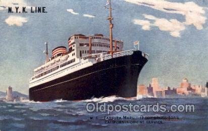 MS Tatsuta Maru NYK, Nippon Yusen Kaisha, Ship Oceanliners Unused close to pe...