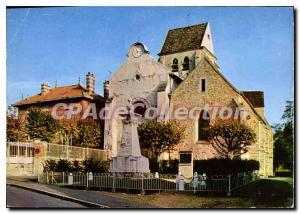 Postcard Modern Couilly-Pont-aux-Dames Church