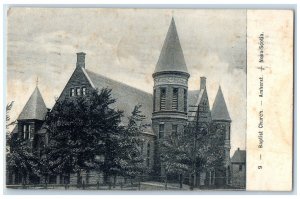 1908 Baptist Church Amherst Nova Scotia Canada Antique Posted Postcard