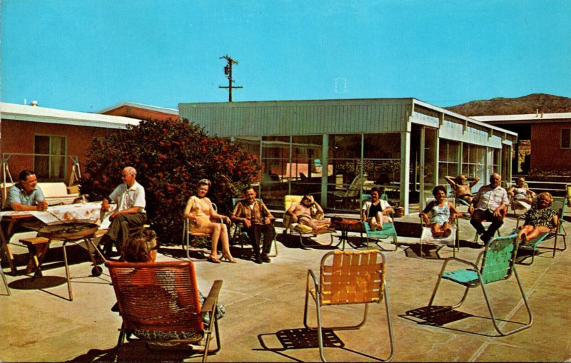 California Desert Hot Springs Blue Waters Manor Spa-Tel 1968