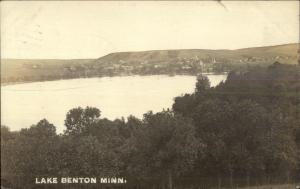Lake Benton MN General View c1910 Real Photo Postcard