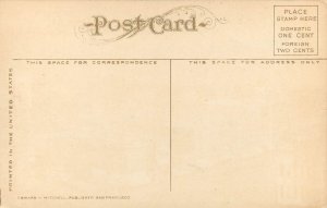 Vintage Postcard Ogden Utah Toward The Wasatch Mounbtainbs Mitchell 881