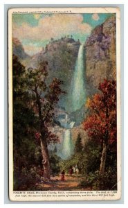 Vintage 1902 Advertising Postcard Yosemite Falls Mariposa County California