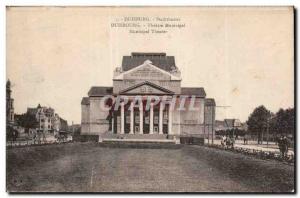 Old Postcard Duisburg Theater News