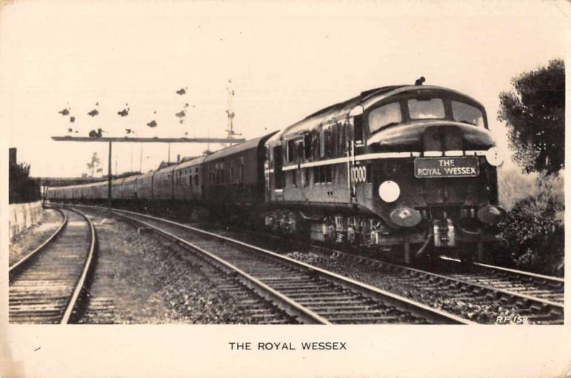 Railroad Royal Wessex Real Photo Vintage Postcard JF235205