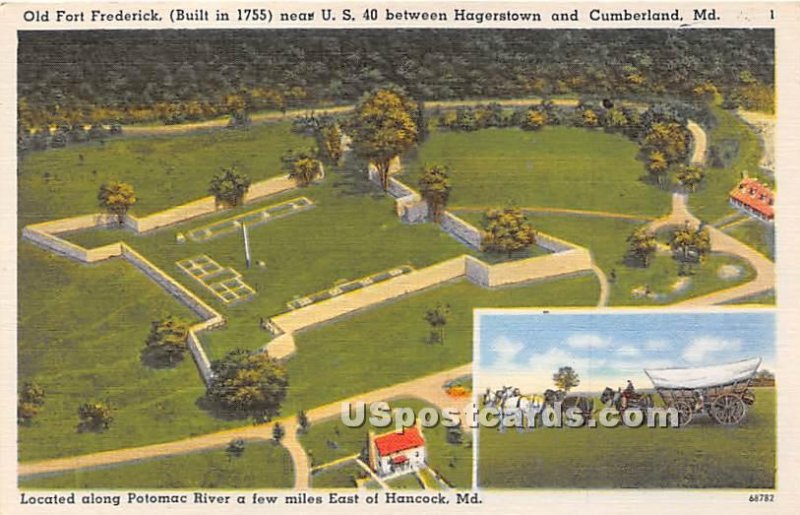 Old Fort Frederick 1755 in Hagerstown, Maryland
