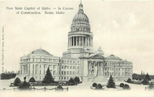 Vintage Postcard; New State Capitol of Idaho in Course of Construction, Boise ID