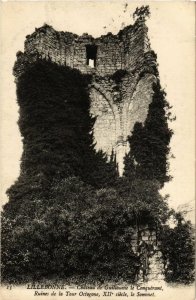 CPA LILLEBONNE - Chateau de Guillaume - Ruines de la Tour octogone (199511)