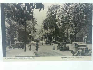 Yardley wood Road Sparkhill Birmingham 1939 Vintage Repro Postcard