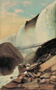 Canada Rock Of Ages And Cave Of The Winds Niagara Falls Vintage Postcard 07.87